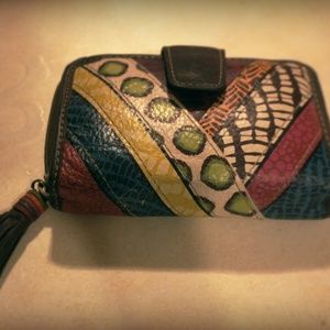 Womens fossil leather wallet